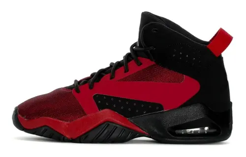 Jordan Lift off fabric leather comfortable shock-absorbing non-slip wear-resistant high-top retro basketball shoes women's red and black
