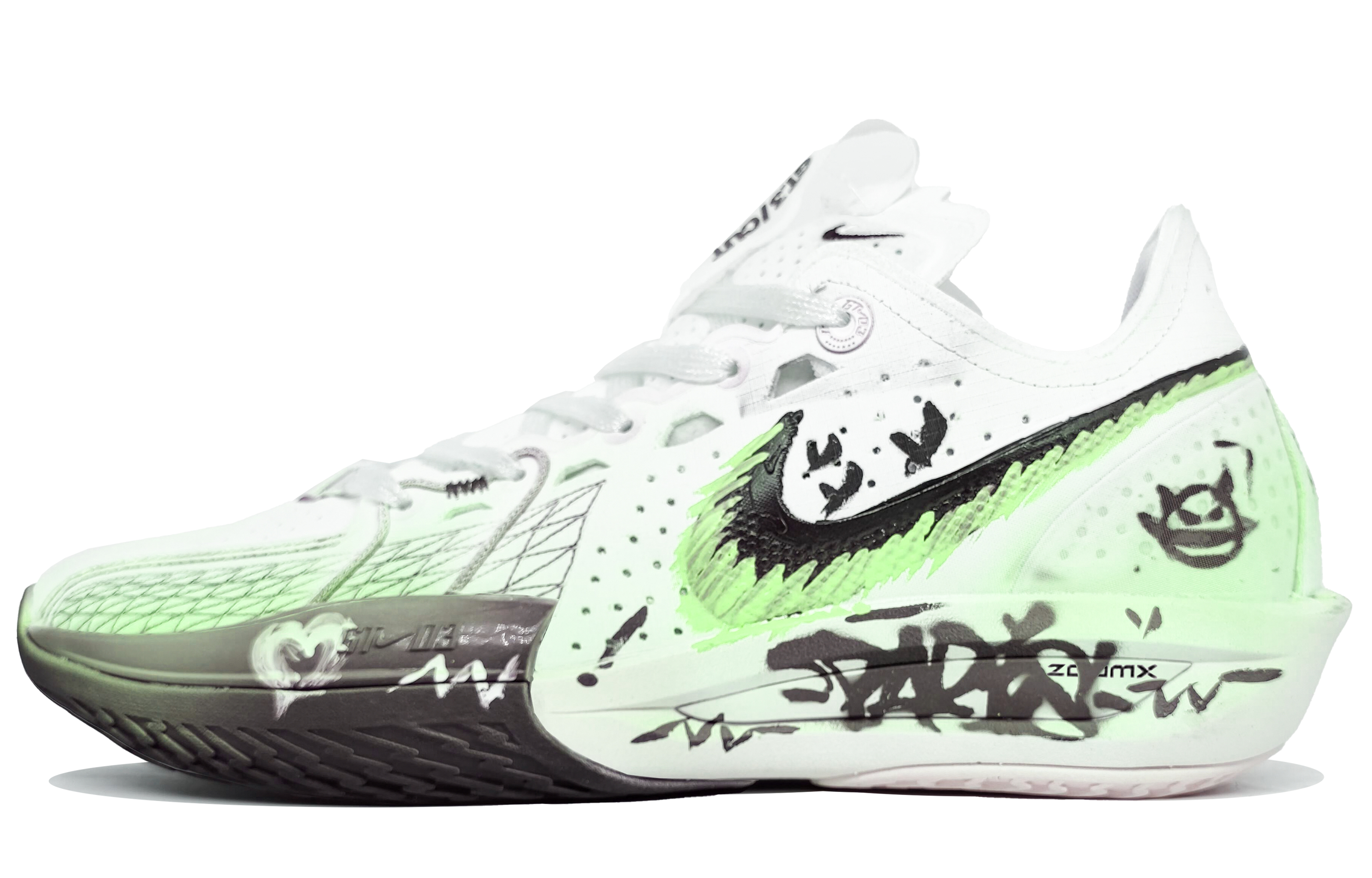 Nike G.T. Cut 3 Cushioning Rebound Low top Basketball Shoes Unisex Vibrant Green