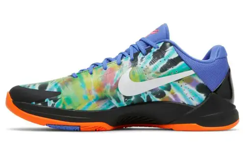 Nike Zoom Kobe 5 Protro EYBL Round Head Low Top Practical Basketball Shoes Men's Black Blue Green