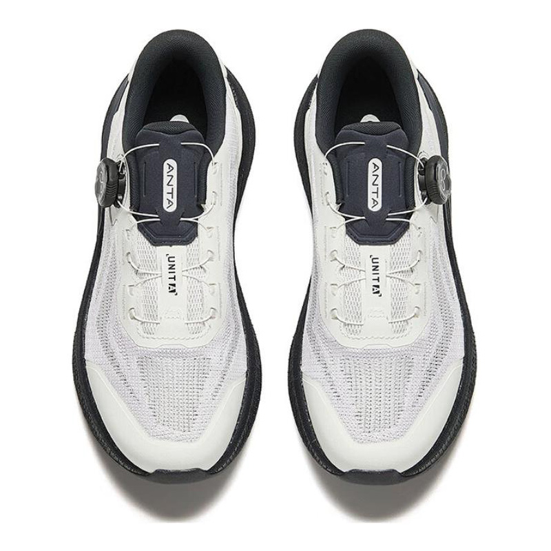 Anta Burning Exercise Abrasion Resistant Low top Training Shoes Men’s White Black