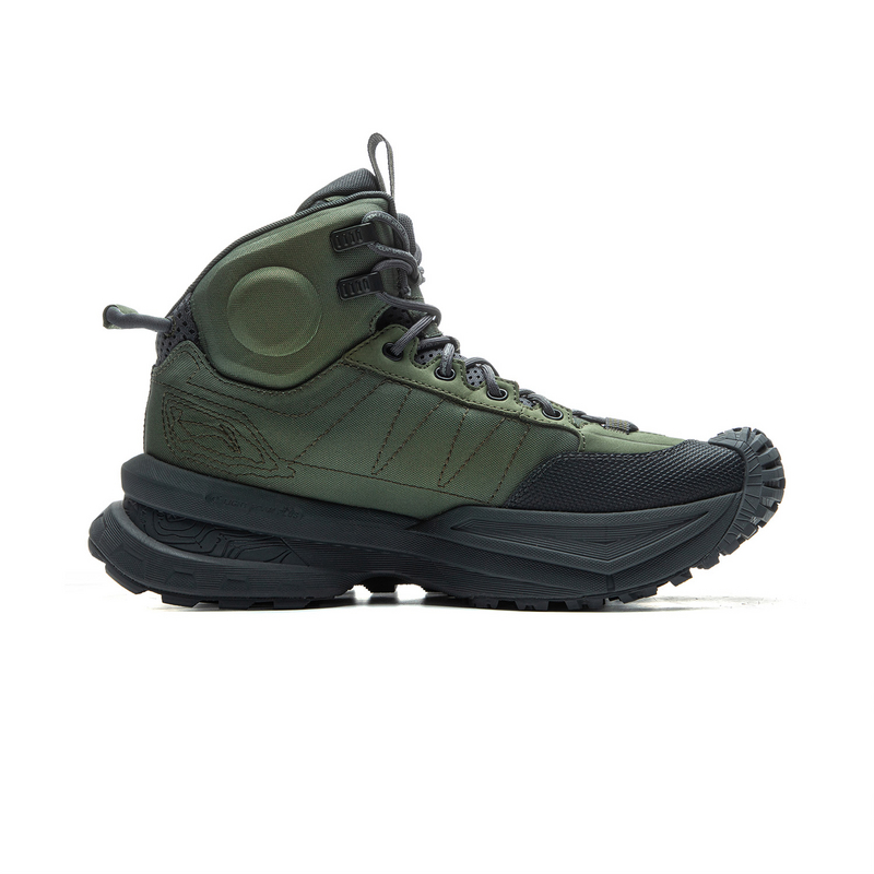 Li Ning CF Tracing, Xingchuan High top Hiking Shoes Unisex Black Green