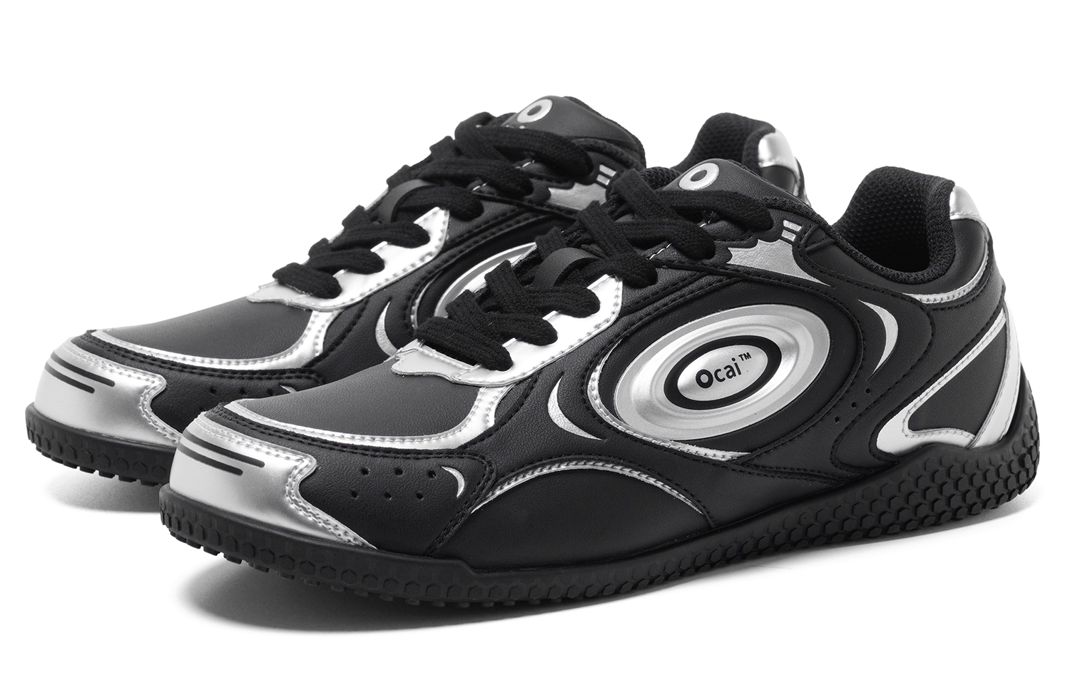 Ocai Cushioning Slip Resistant Abrasion Resistant Low top Cycling Shoes Women’s Carbon Black Silver