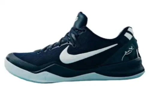 Nike Kobe 8 Protro Fashionable and Versatile Wear-Resistant and Breathable Low-top Basketball Shoes Men's Blue