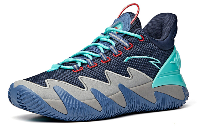ANTA Basketball Shoes ‘Blue Grey Red’