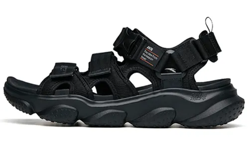 ANTA Beach Sandals Men's Black/Orange