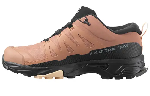 SALOMON X Ultra 4 Mountaineering & Hiking Shoes Women's Low Top Mousse Pink