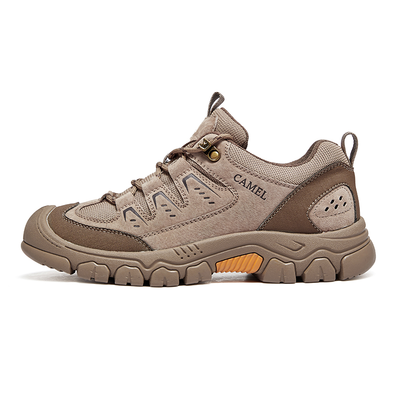 CAMEL Slip Resistant Abrasion Resistant Slip Resistant Abrasion Resistant Low top Mountaineering Shoes Men’s