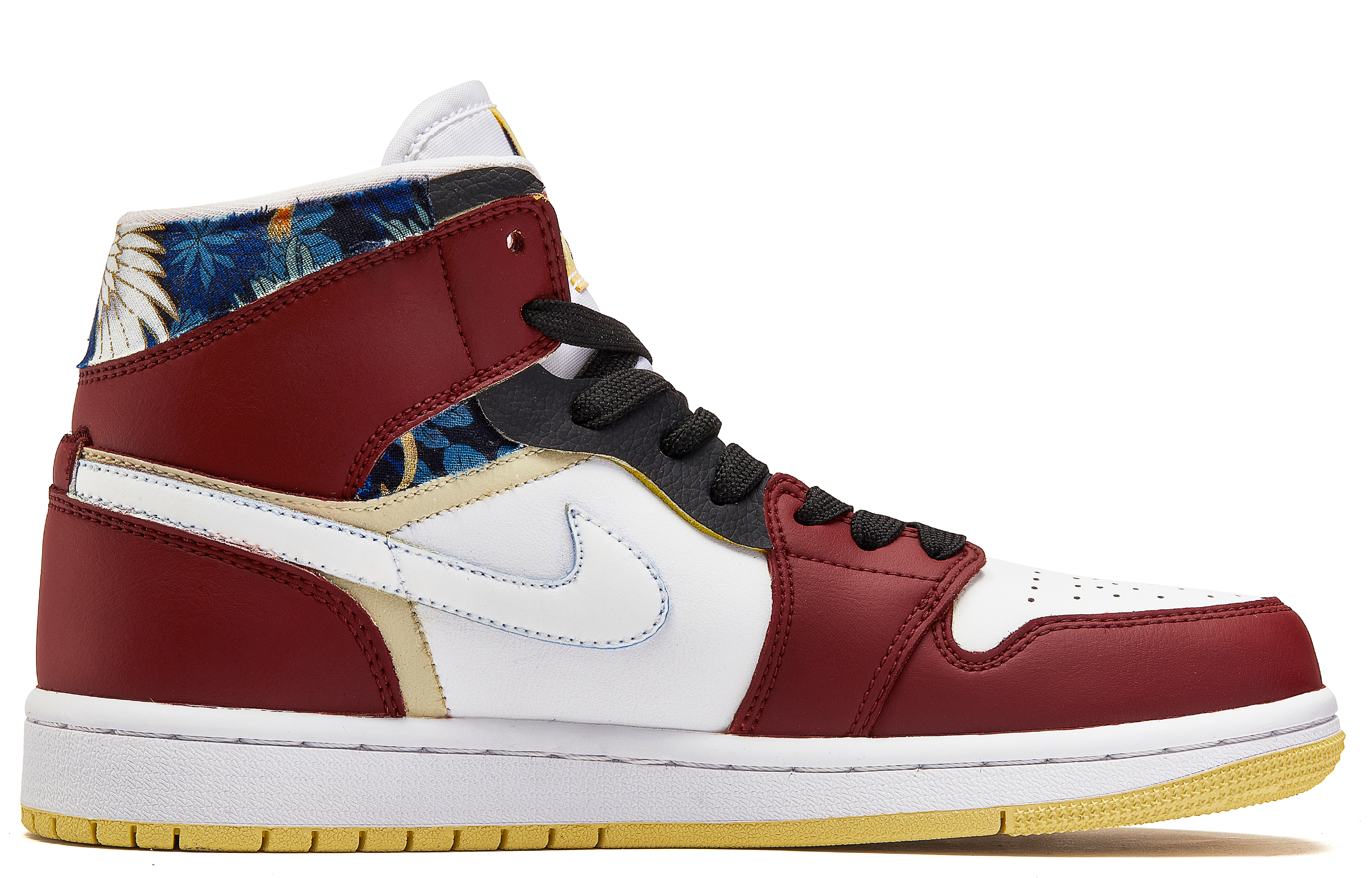 Jordan Air Jordan 1 Da Vinci Custom CNY Year Of The Dragon Limited Edition, Baigefu Mid top Vintage Basketball Shoes