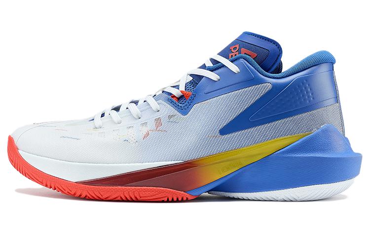 PEAK Lightning 10 Taichi Cushioning Low top Basketball Shoes Men’s Glossy Finish Blue