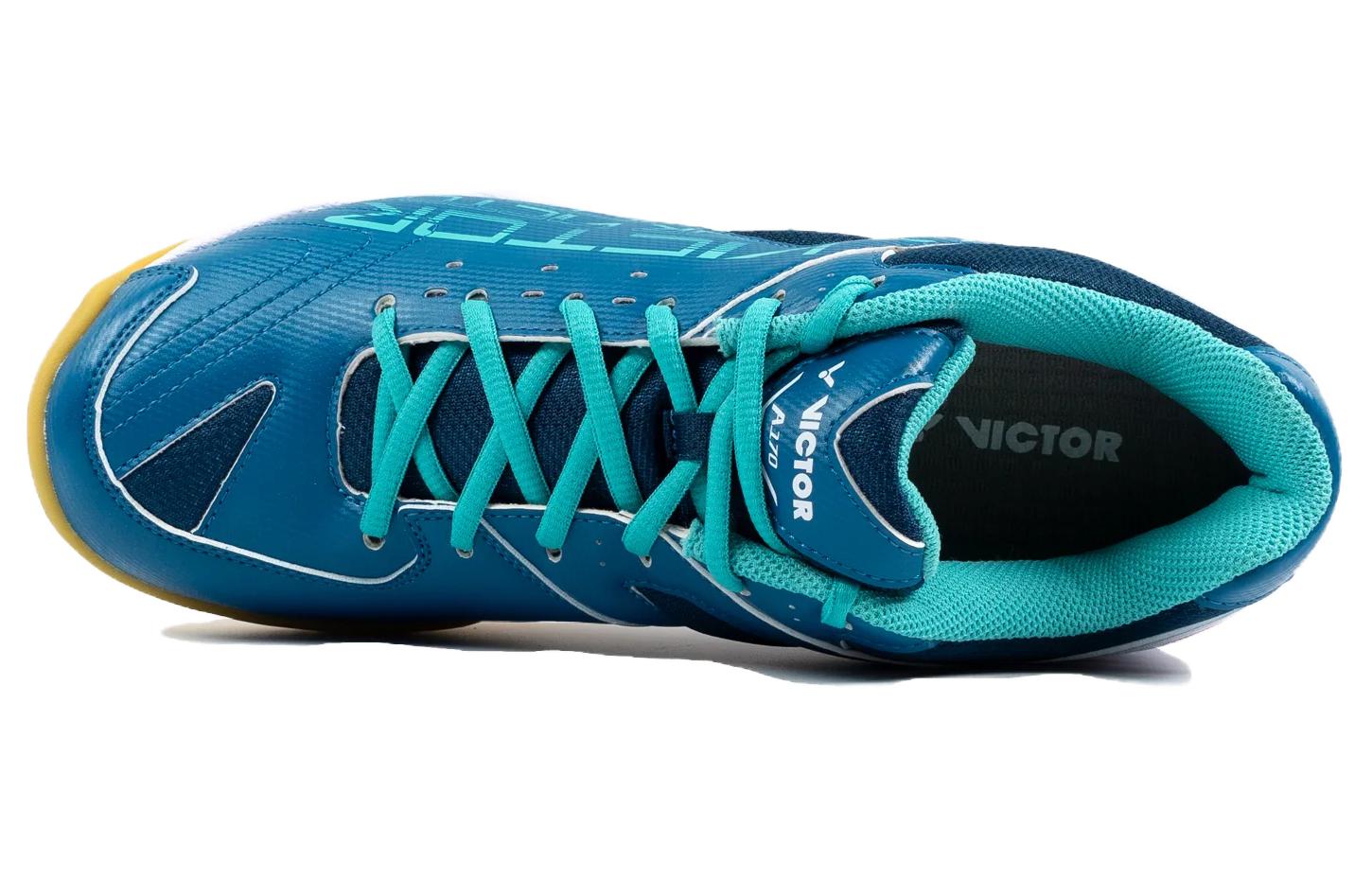 VICTOR Slip Resistant Badminton Shoes Unisex Green Blue
