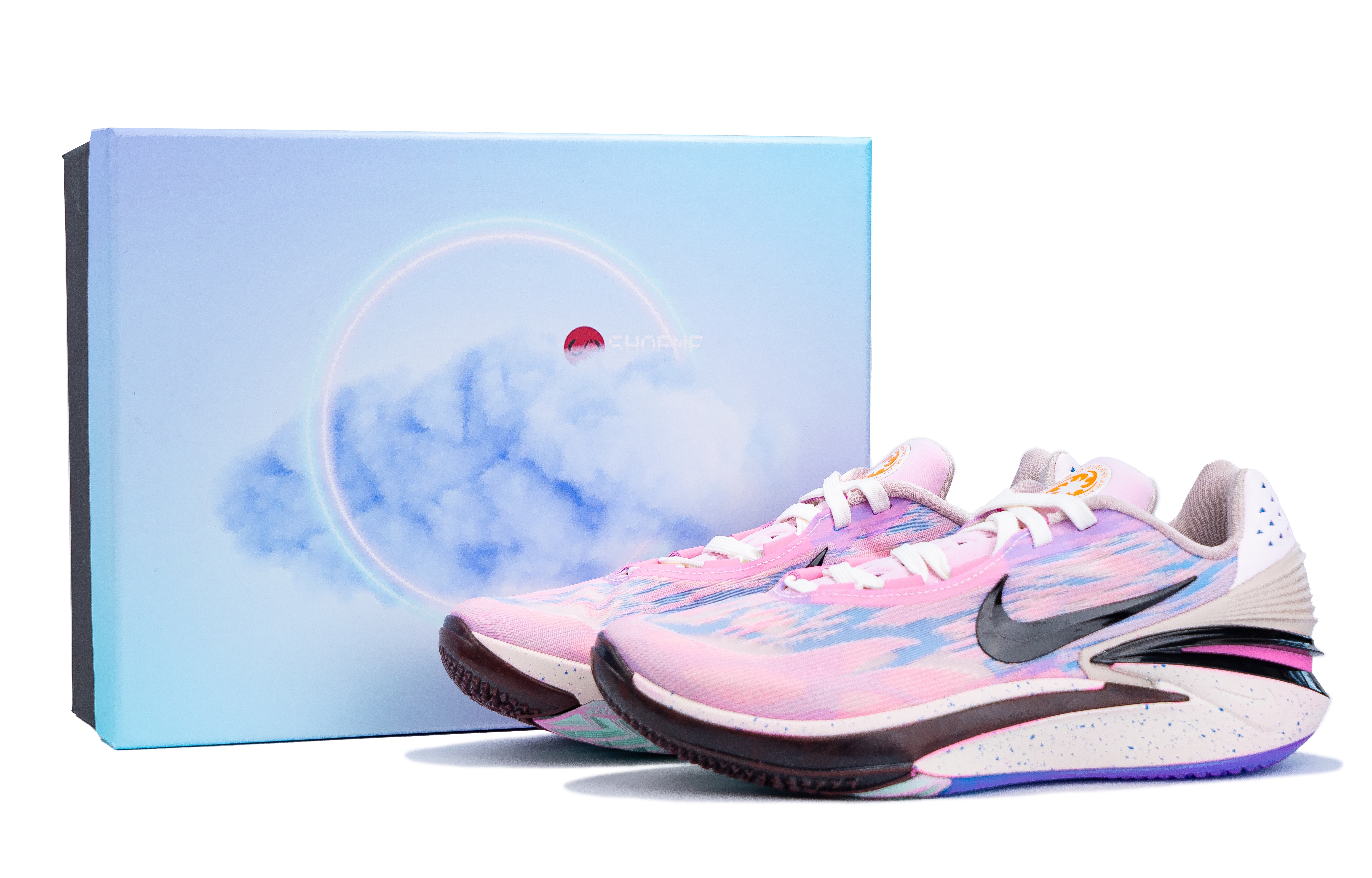 Nike Air Zoom G.T. Cut 2 EP Cushioning Slip Resistant Cushioning Slip Resistant Low top Basketball Shoes Unisex Pink