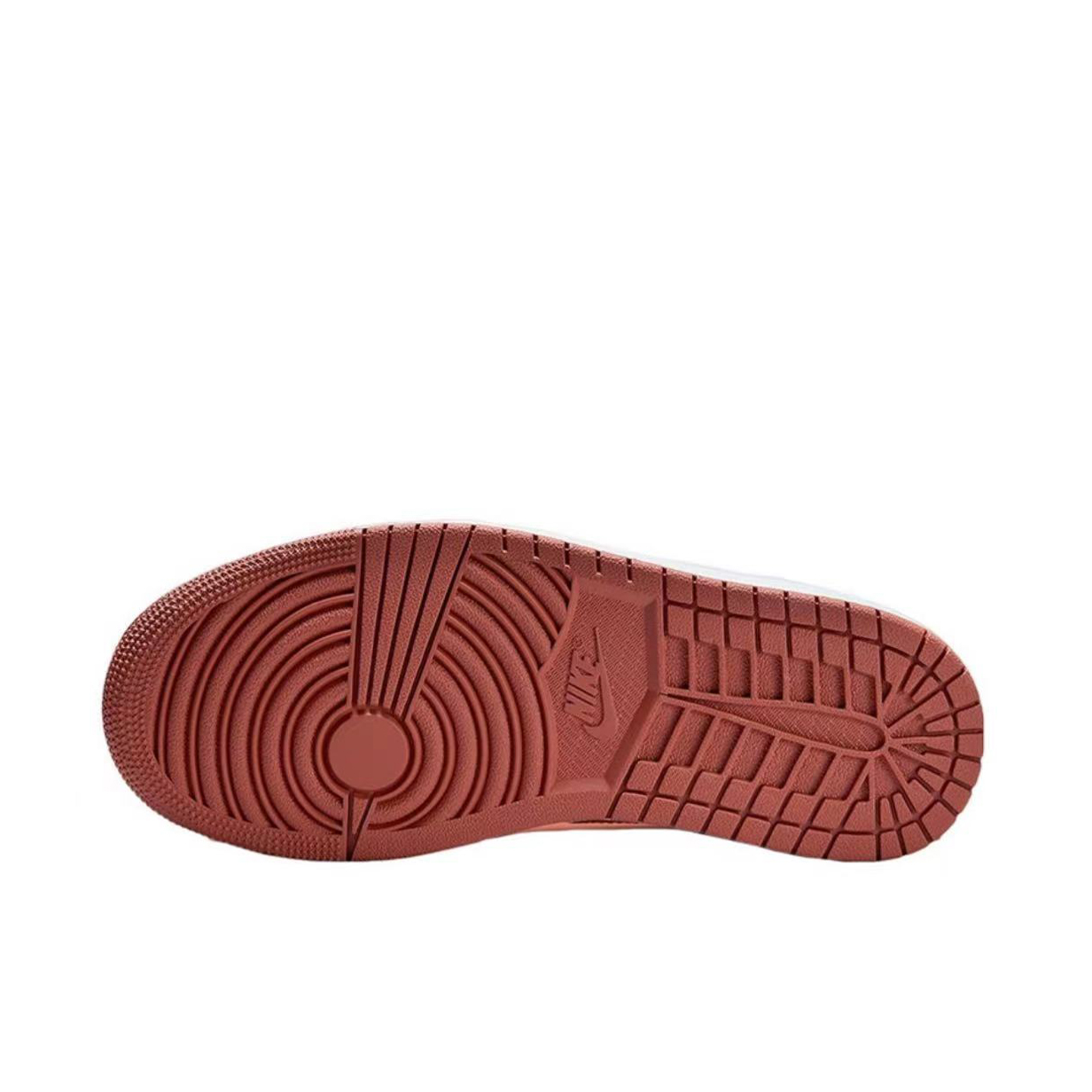 Jordan Air Jordan 1 Slip Resistant Abrasion Resistant Low top Vintage Basketball Shoes Women’s Red White
