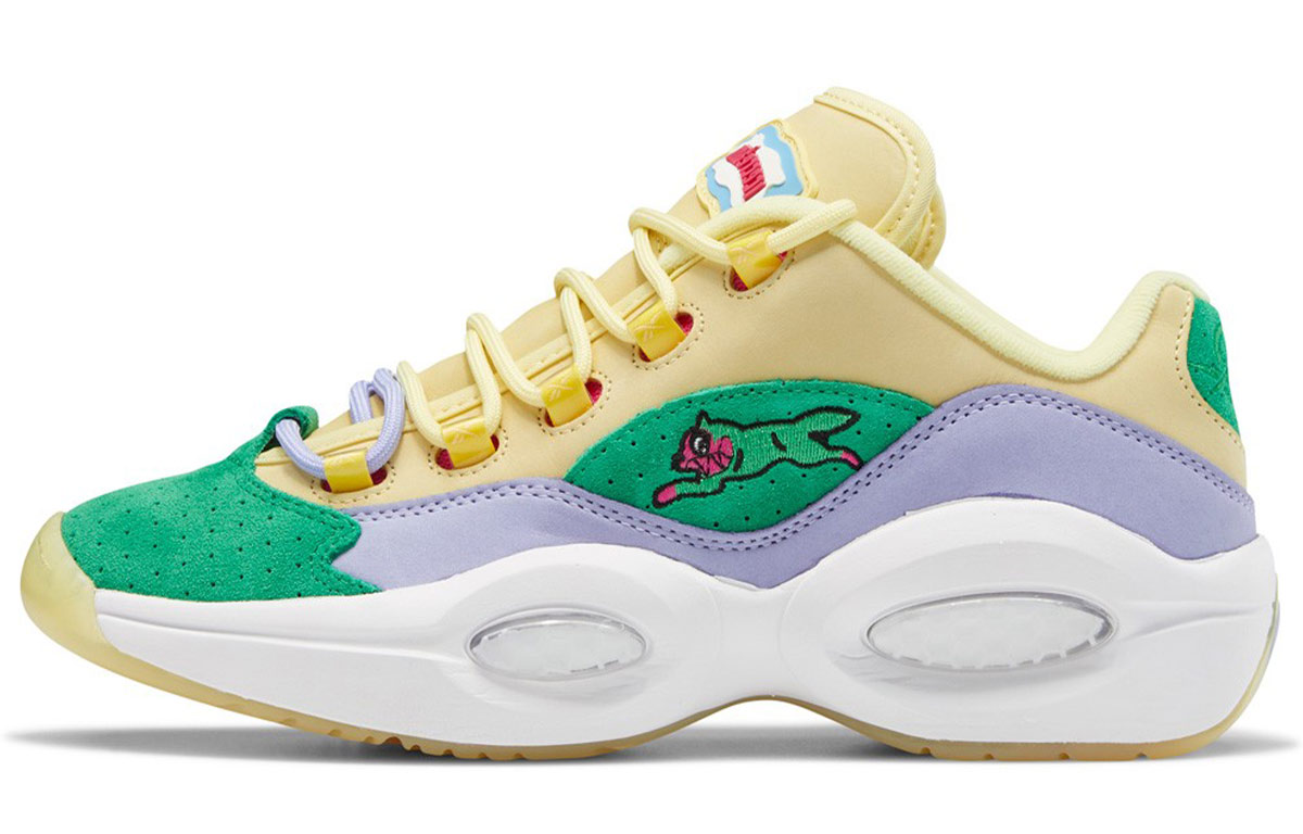 Question Bbc Ice Cream x Question Reebok Low 'Yellow Lilac Glow'