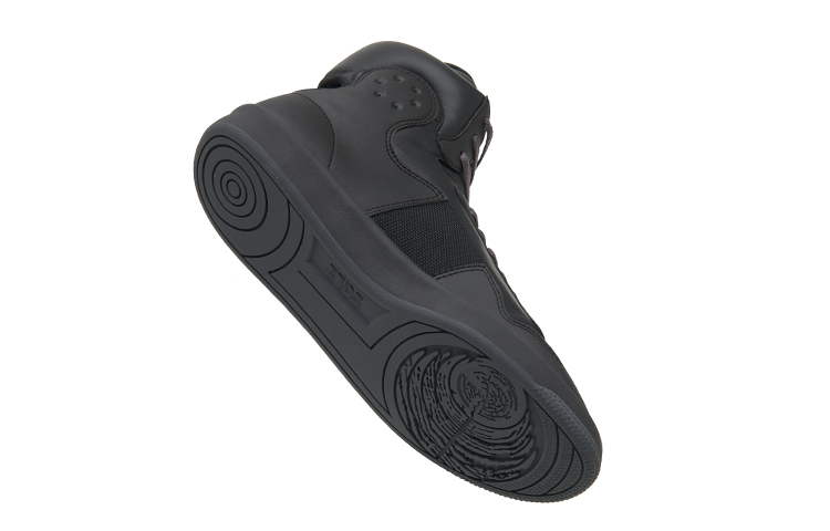 EQLZ EQUALIZER 1970 Lightweight High top Vintage Basketball Shoes Black Mist Made In USA Nappa Genuine Leather