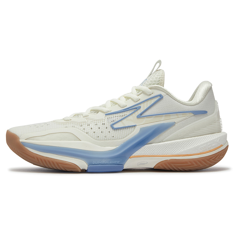 361° BIG3 6.0 Cushioning Slip Resistant Abrasion Resistant Coverage Low top Basketball Shoes Men’s White Blue