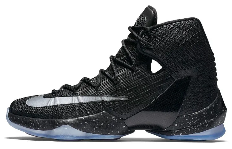Nike Lebron 13 Elite Slip Resistant Lightweight Non slip Lightweight High top Performance Basketball Shoes Men's Black