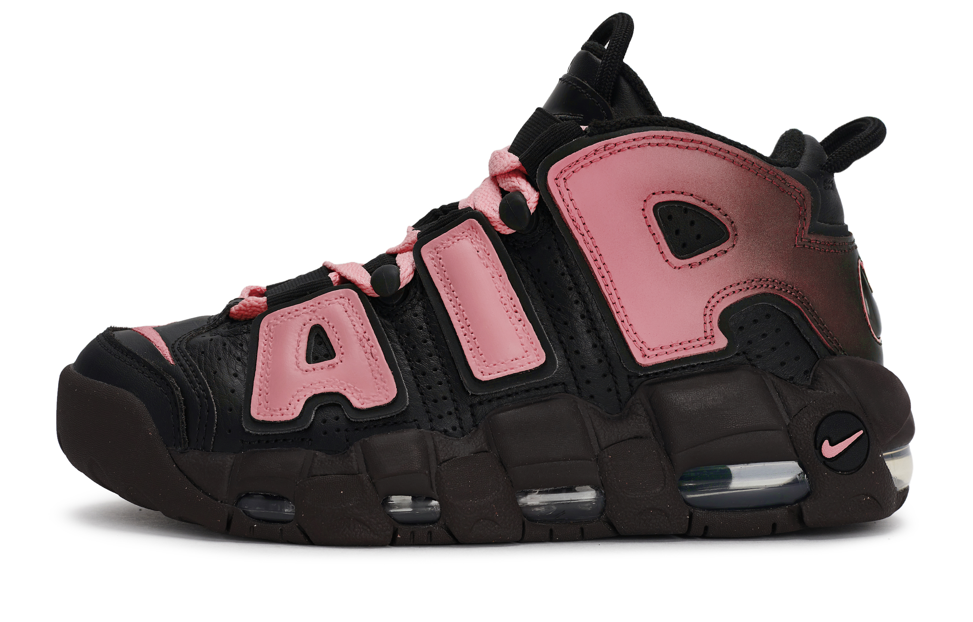 Nike Air More Uptempo Slip Resistant Mid top Vintage Basketball Shoes Women’s Pink
