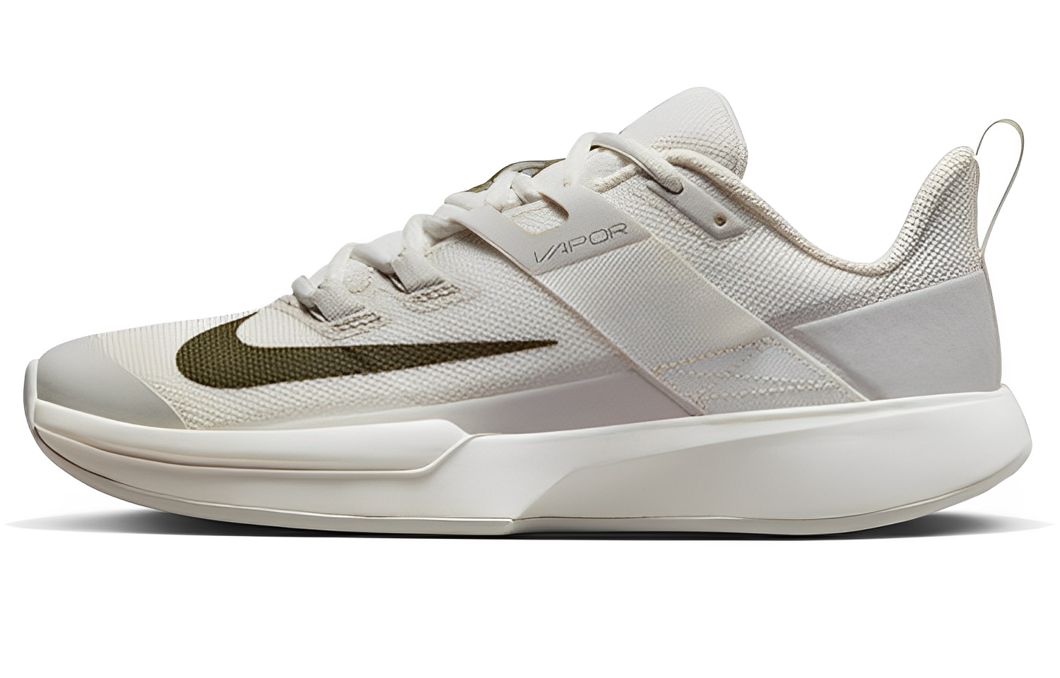 Женские кроссовки Nike Court Vapor Lite Sail (серые)