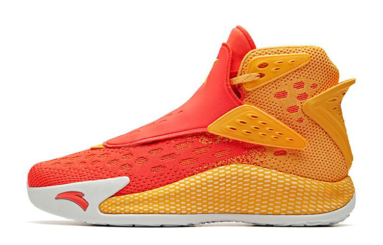 Anta KT5 Winter Klay Thompson \"On Fire\" Thompson special shoe box practical anti-slip wear-resistant high-top basketball shoes men's red