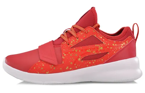 Li Ning 937 Textile, Synthetic Leather, TPU Cushioning Slip Resistant Abrasion Resistant Coverage Support Low top