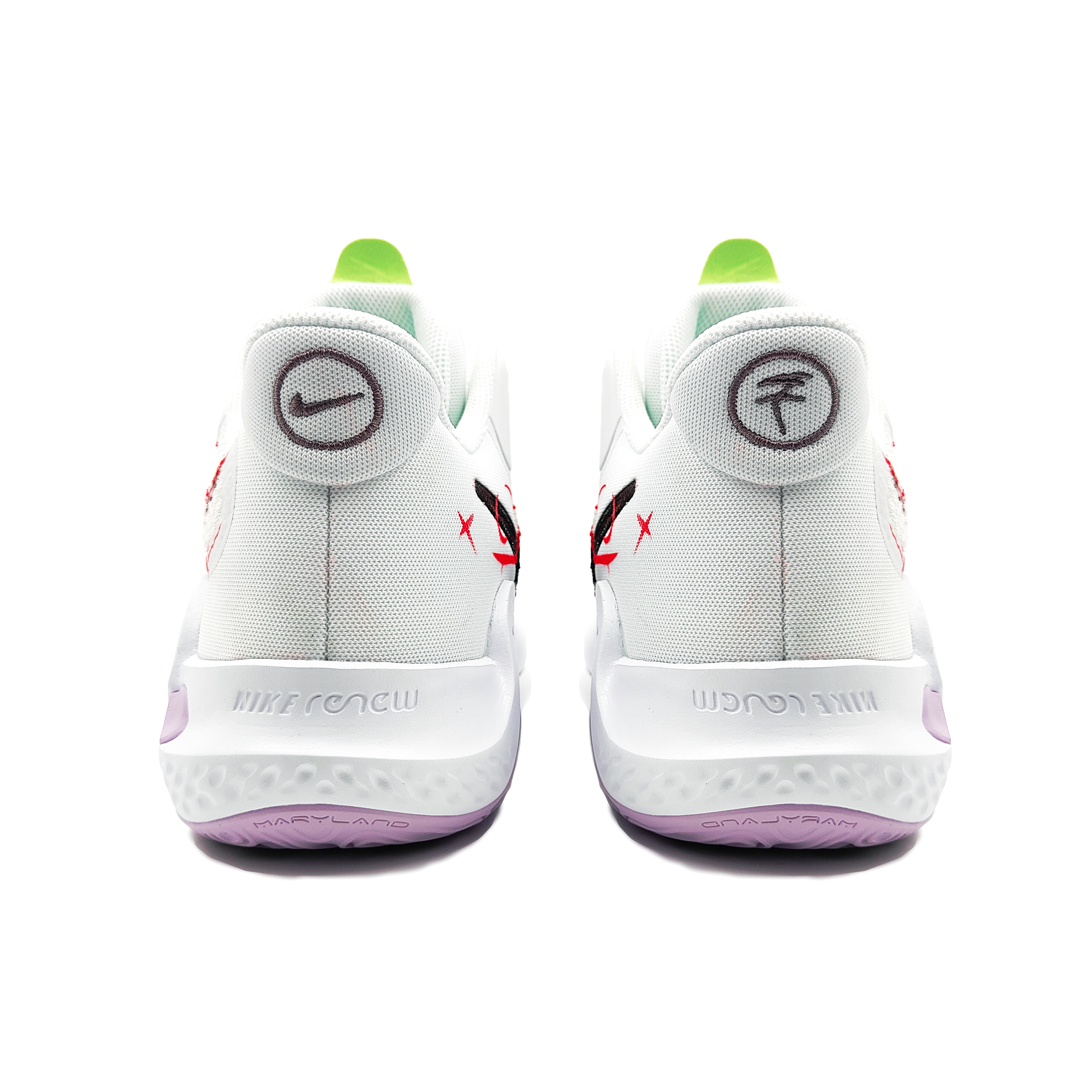 Nike KD Trey 5 IX Ink Meteor Red Flame Cushioning Abrasion Resistant Coverage Support Thermal