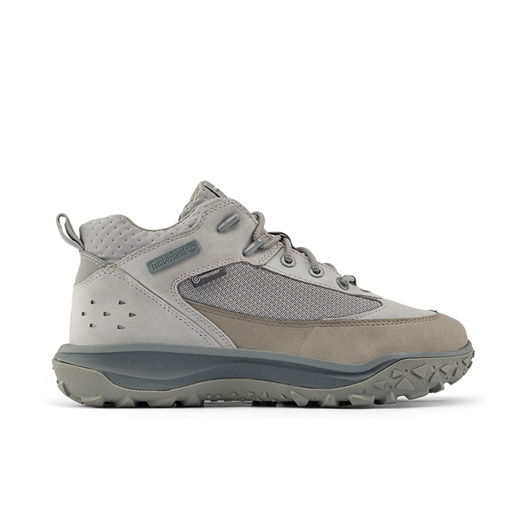 Timberland Motion 7 Outdoor Waterproof Lightweight Grip Mid top Mountaineering Hiking Shoes Men’s Medium Gray