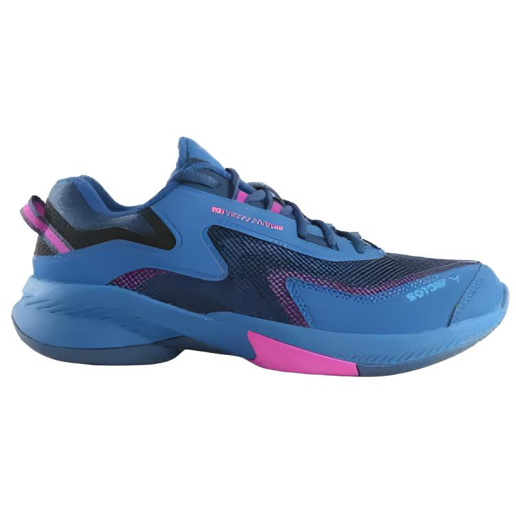 VICTOR Slip Resistant, Abrasion Resistant, Breathable Low top Badminton Shoes Unisex Blue