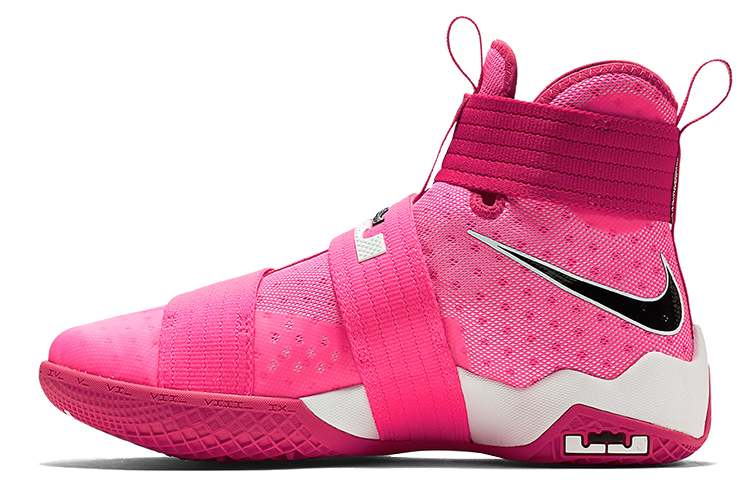 Мужские кроссовки Nike zoom soldier 10 LeBron EP "Think Pink" (розовые)