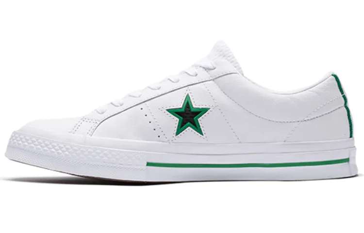 Converse One Star Ox Leather White/Green Original Style