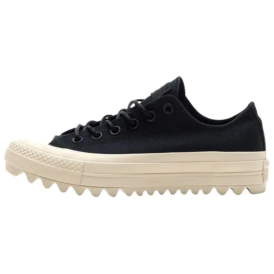 Converse Chuck Taylor All Star Lift Abrasion Resistant Abrasion Resistant Low top Canvas Shoes Women's Black