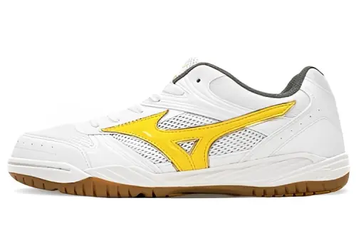 Mizuno Badminton Shoes Unisex Low Top White/Yellow