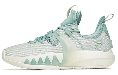 Anta Anta GH2 Home Shock Absorbing Anti-Slip Low Top Practical Basketball Shoes Men's Light Smoke Green