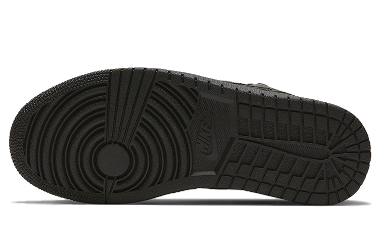 Женские кроссовки Jordan Air Jordan 1 Low Quilted (черные) — фото 6