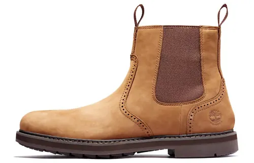 Timberland Squall Canyon Leather Short Chelsea Boots Men's Brown