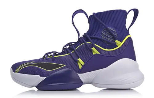Li Ning Air Strike 5 PLAYOFF Non slip Lightweight High top Basketball Shoes Men's