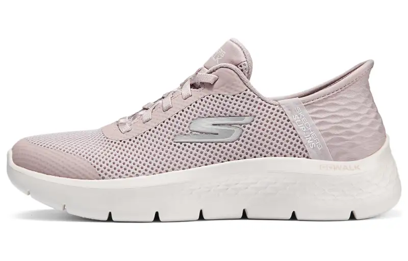 Skechers Breathable Lightweight Low top Walking Shoes Women's Pink
