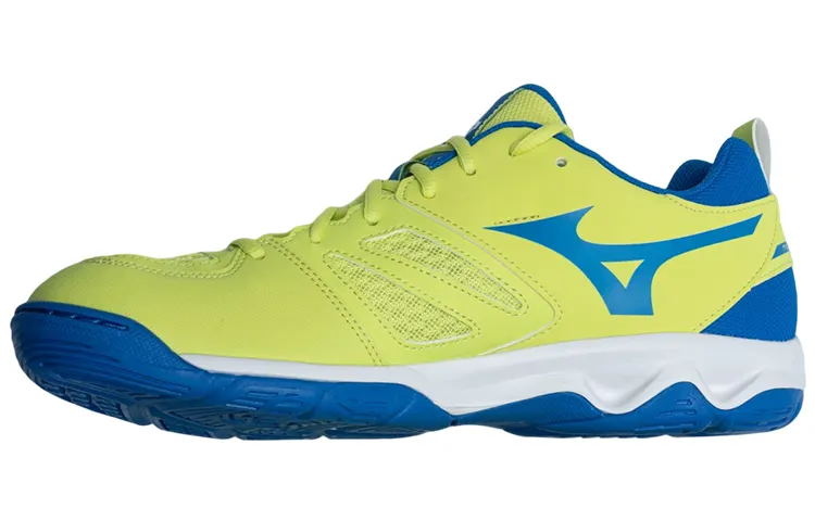 Mizuno Dynablitz Cushioning, Wear Resistant Low top Training Shoes Unisex Green Blue White
