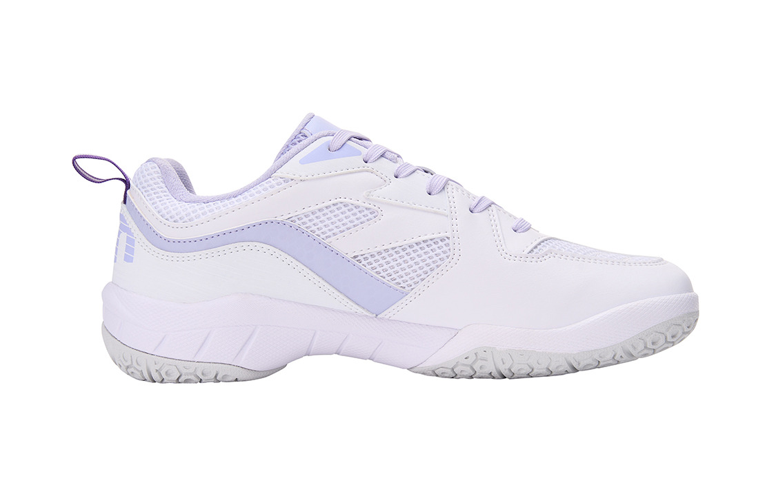 KUMPOO Nebula KH D16 Slip Resistant And Breathable Low top Badminton Shoes Unisex White Purple