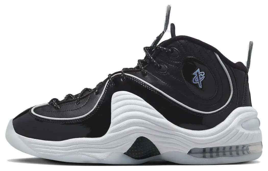 Nike Air Penny 2 Black Patent Football Grey