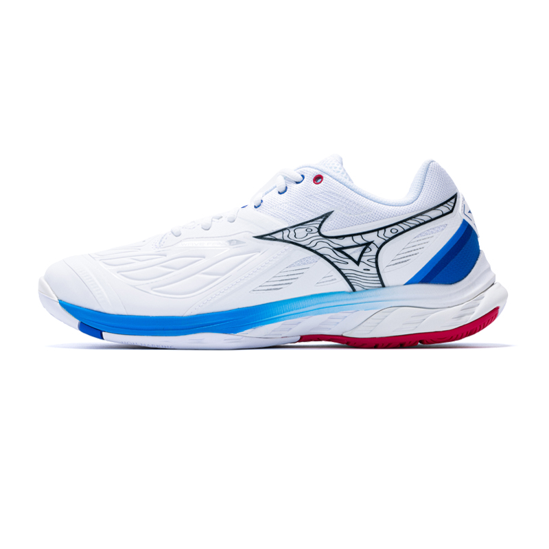 Mizuno Wave Fang 2 Slip Resistant, Abrasion Resistant, Breathable Low top Badminton Shoes Unisex