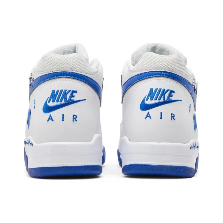 Nike Flight Legacy Beating Electrocardiogram, Heart Panda Abrasion Resistant Mid top Vintage Basketball Shoes Men’s