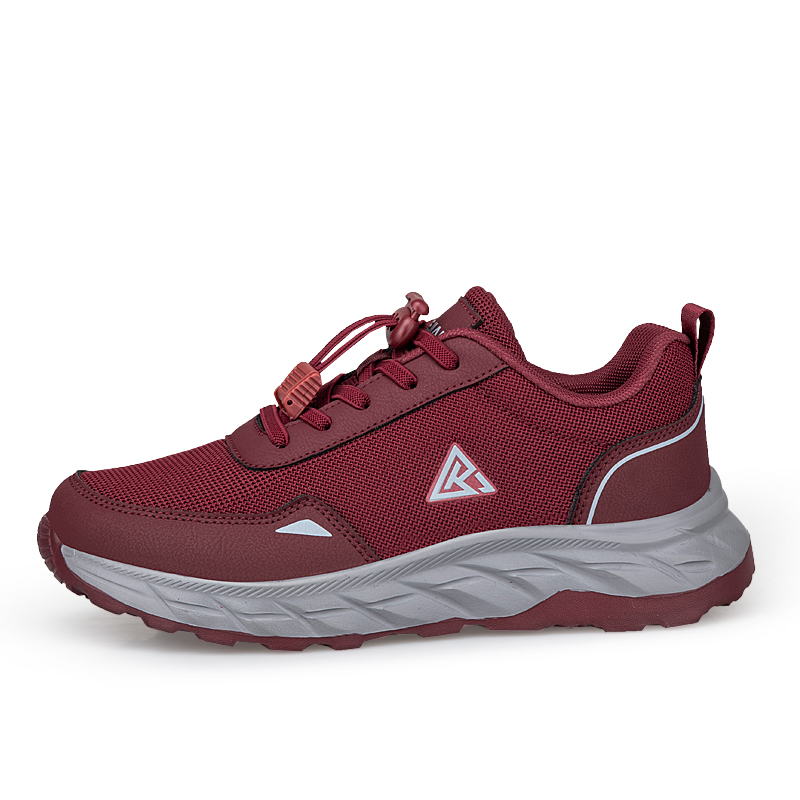 KANGLEJIAN Slip Resistant, Abrasion Resistant, Breathable Low top Casual Shoes Women’s Maroon
