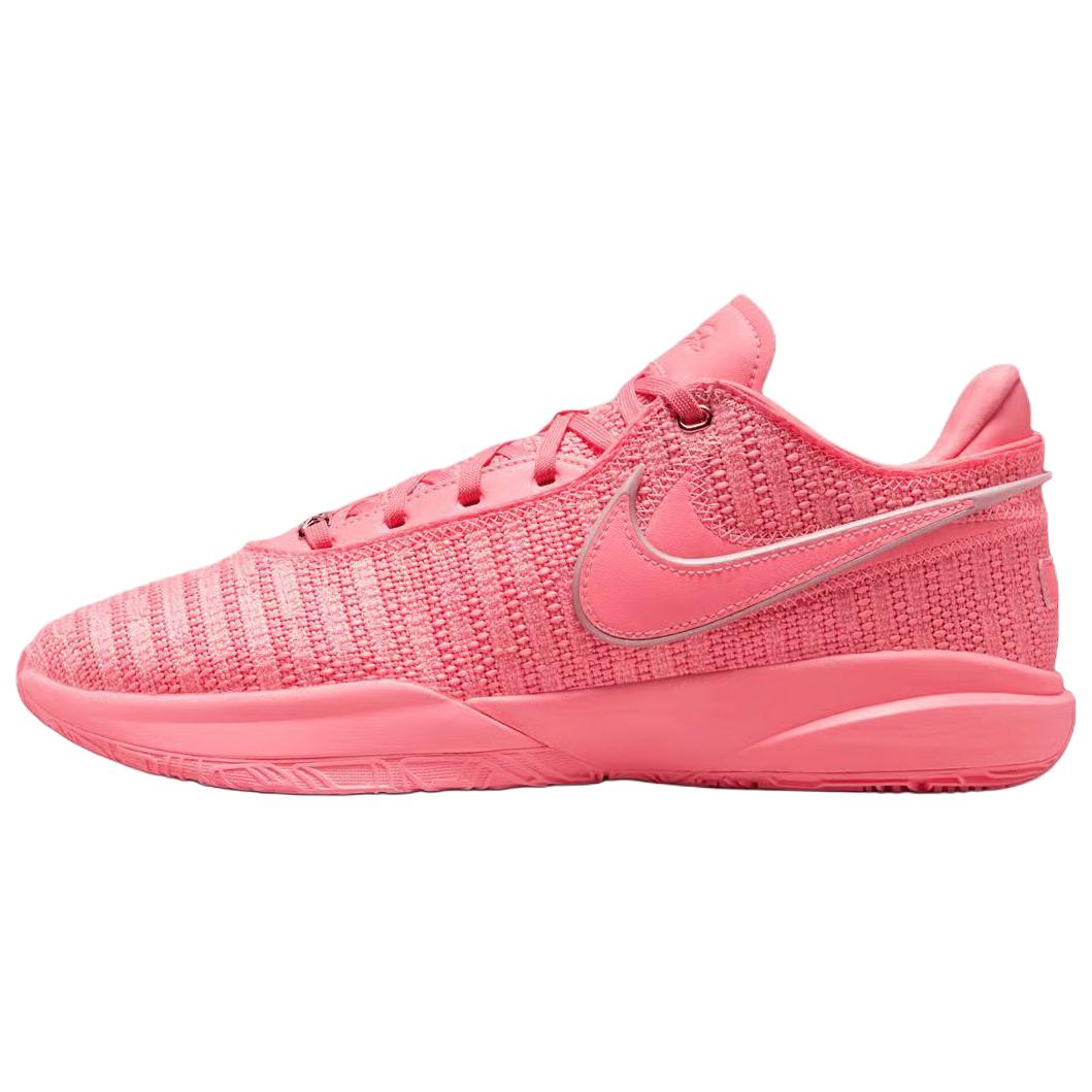 Nike LeBron 20 Abrasion Resistant Abrasion Resistant Basketball Shoes Unisex Pink