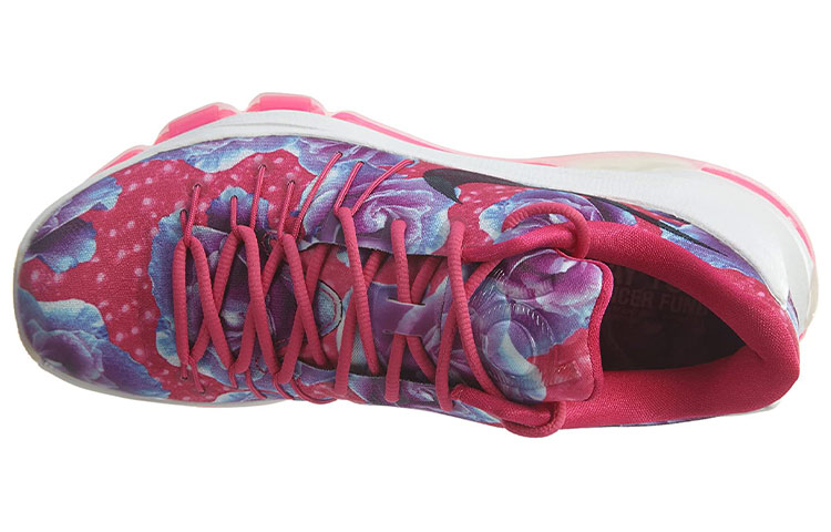 Мужские кроссовки Nike KD 8 Aunt Pearl (розовые) — 艳粉/黑/绿松石色 — фото 3