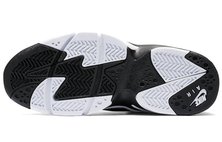 Мужские кроссовки Nike Air Flight Maestro 2 LTD Black White (черно-белые) — Чёрный / белый — фото 6
