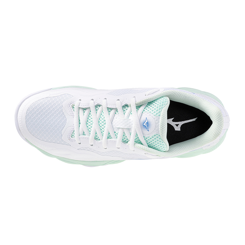 Mizuno Wave Enforce Cushioning Abrasion Resistant Breathable Low top Tennis Shoes Women’s White