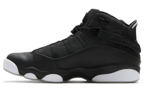 Jordan 6 Rings Black Matte Silver