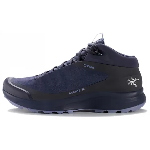 Arc'teryx AERIOS FL Fabric Cushioning Slip Resistant Abrasion Resistant Mountaineering Hiking Shoes Women's Black Blue
