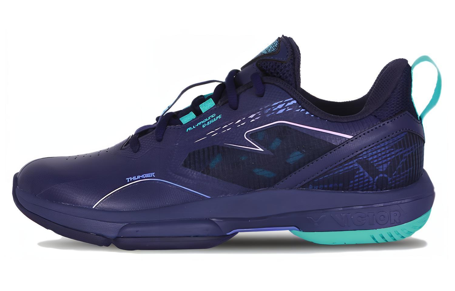 VICTOR Cushioning, Wear Resistant Low top Badminton Shoes Unisex Purple