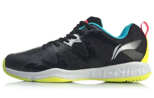Li Ning Lightweight Breathable Lightweight And Breathable Low top Badminton Shoes Unisex Standard Black